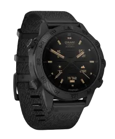 Home screen on watch with bronze interface